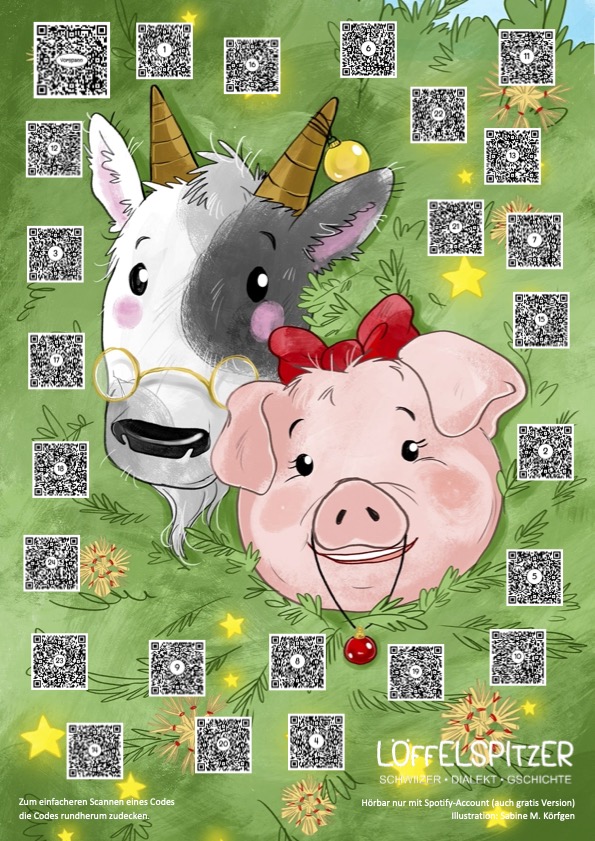 Adventskalender Bastelbild Sigibelle