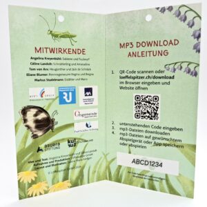 mp3 Download-Karte Folge 1 Innenansicht
